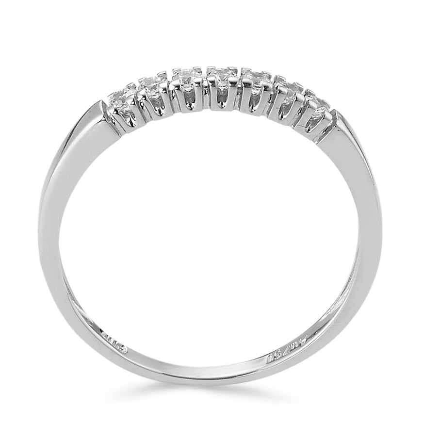 Memory ring 18k White Gold Zirconia 7 Stones