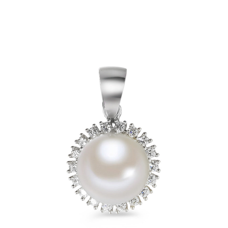 Pendant 18k White Gold Freshwater pearl