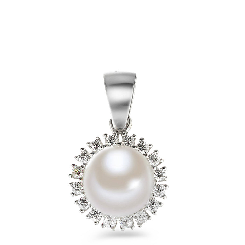 Pendant 18k White Gold Freshwater pearl