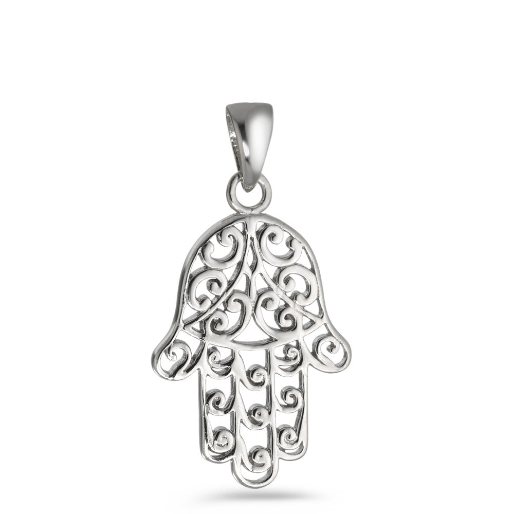 Pendant Silver Rhodium plated Fatima