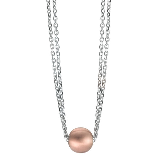 Necklace Stainless steel Rose IP coated 42-45 cm