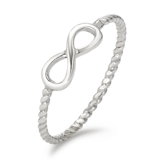 Ring Silver Rhodium plated Infinity