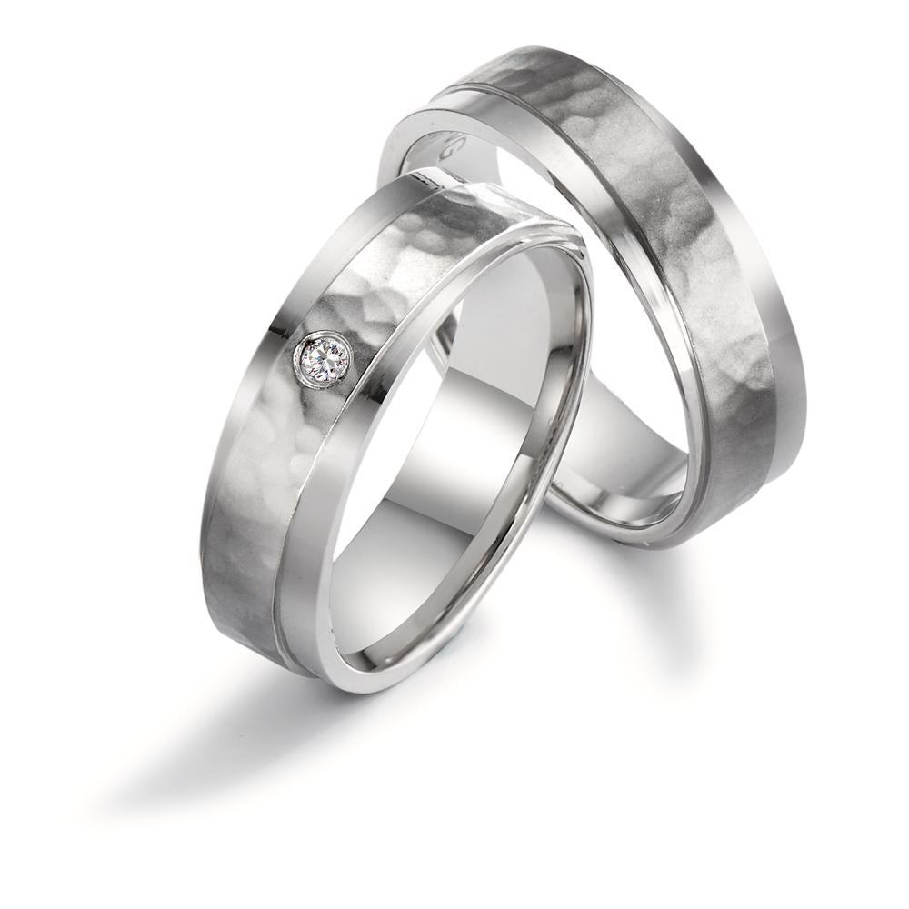 Wedding Ring Stainless steel Zirconia