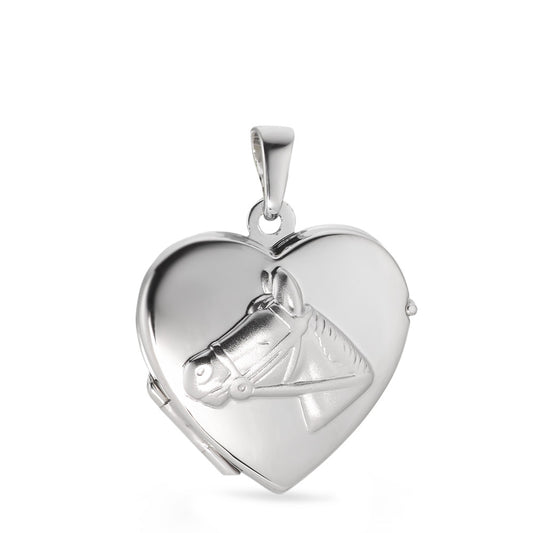 Locket Silver Rhodium plated Heart