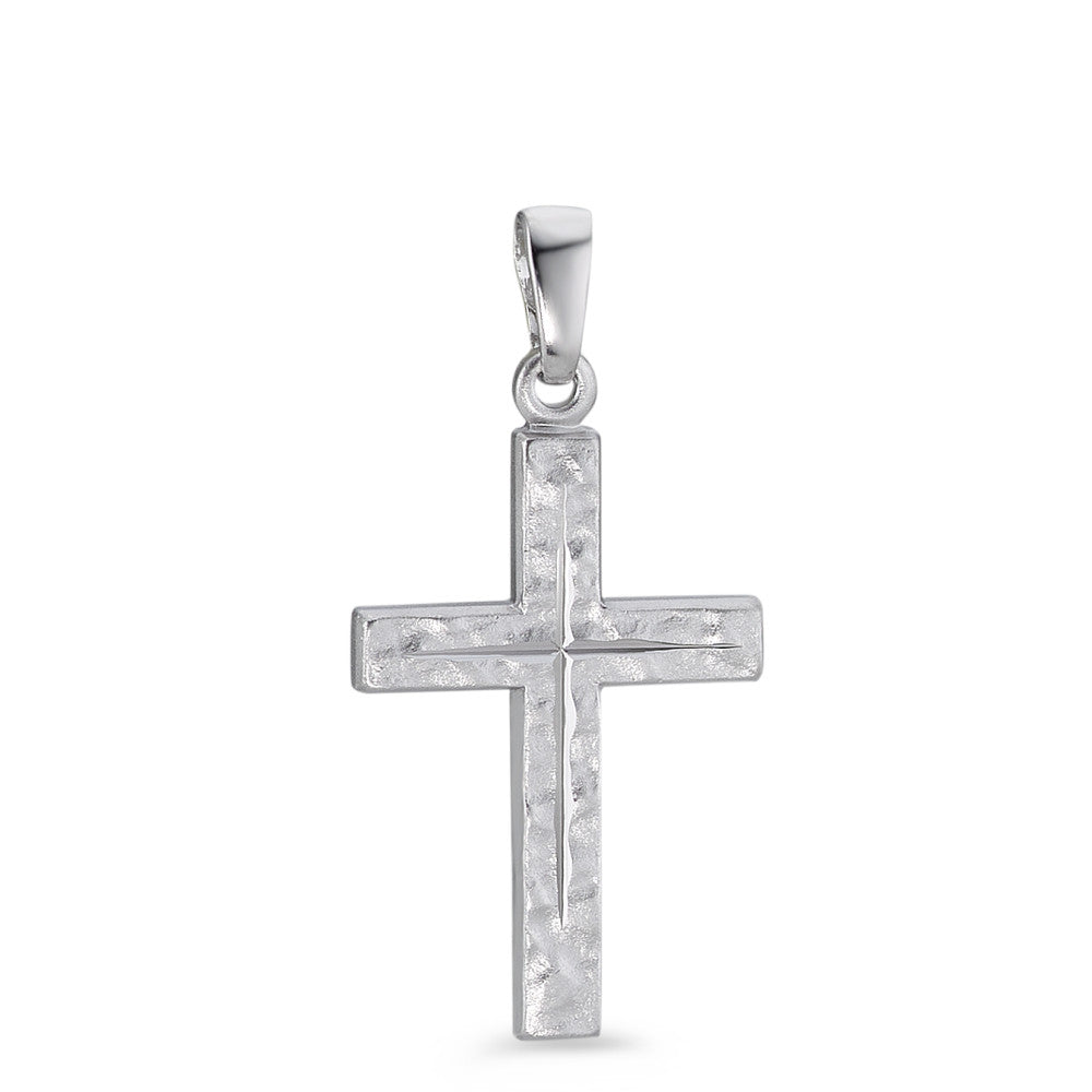 Pendant Silver Rhodium plated Cross