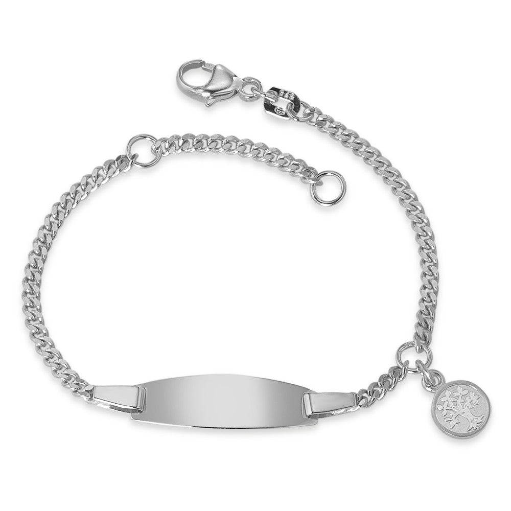 Engravable bracelet Silver Rhodium plated Tree Of Life 12-14 cm