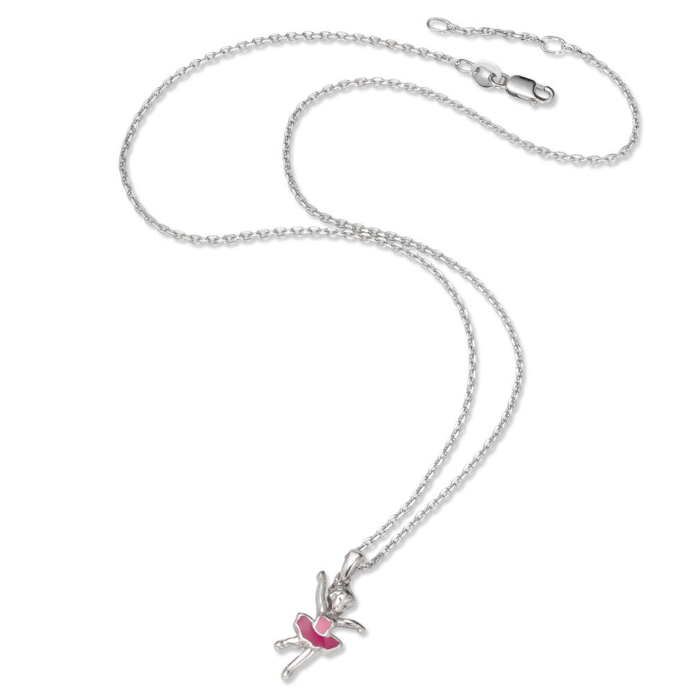 Necklace with pendant Silver Rhodium plated 36-38 cm