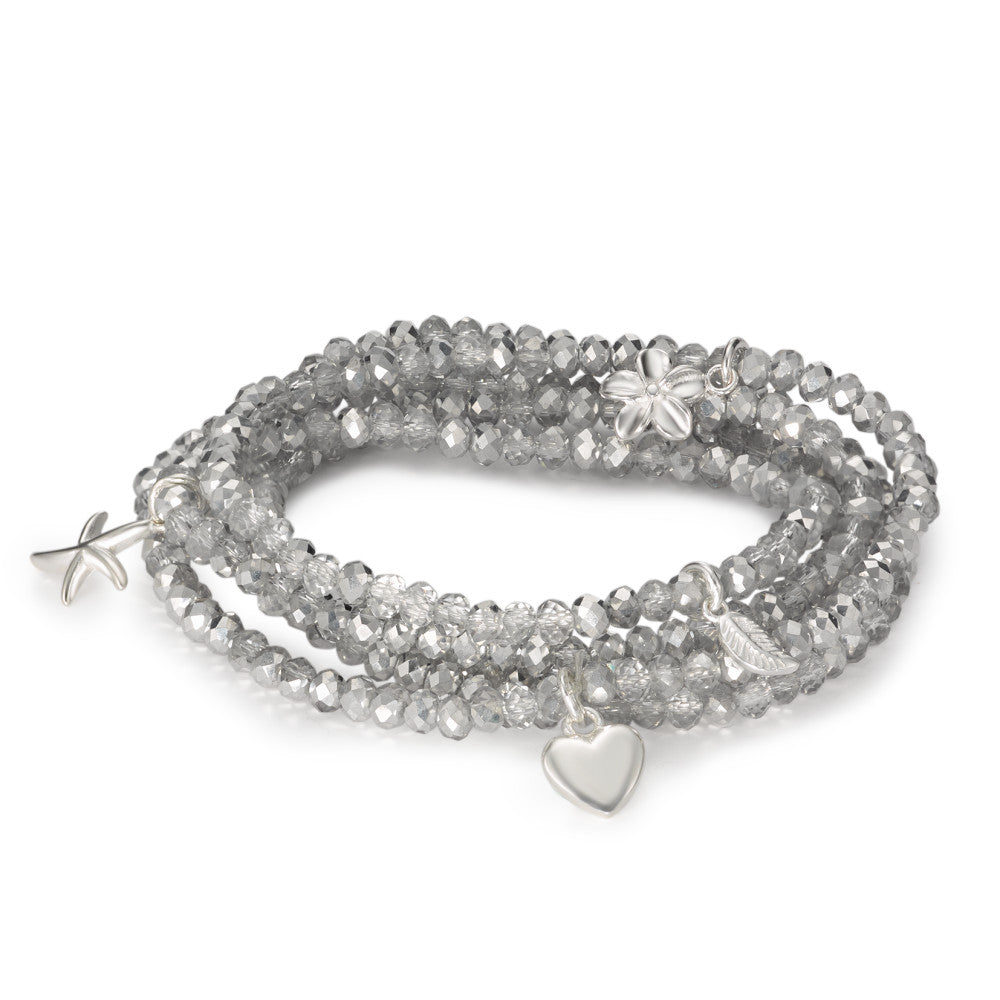 Bracelet Silver Crystal 20 cm Ø4 mm