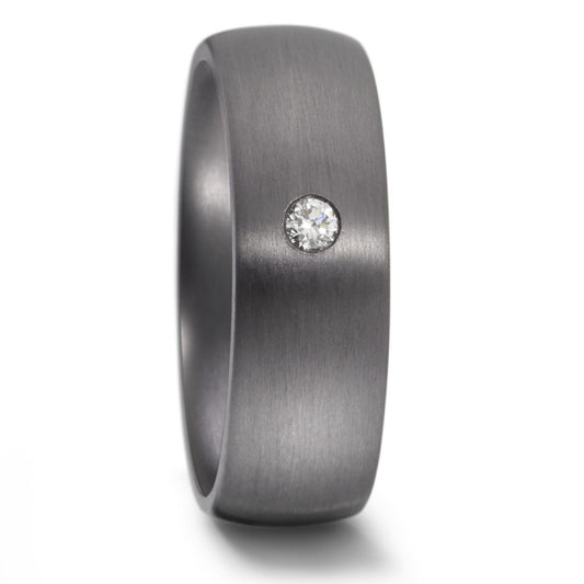 Wedding Ring Tantal 999 Diamond 0.05 ct, w-si