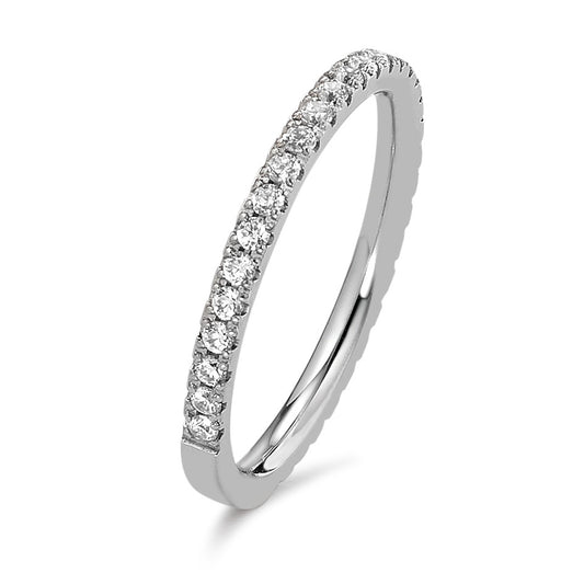 Memory ring Stainless steel Zirconia 30 Stones