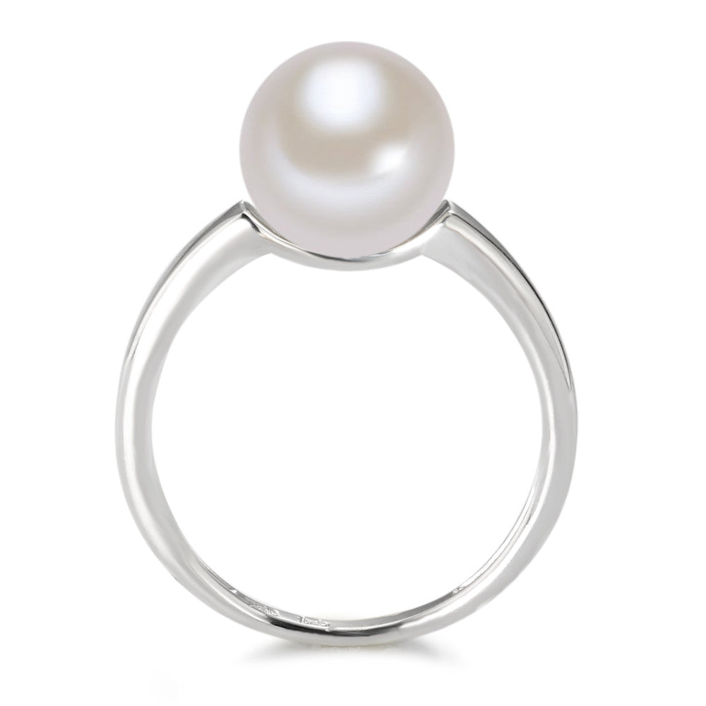 Ring 18k White Gold Freshwater pearl