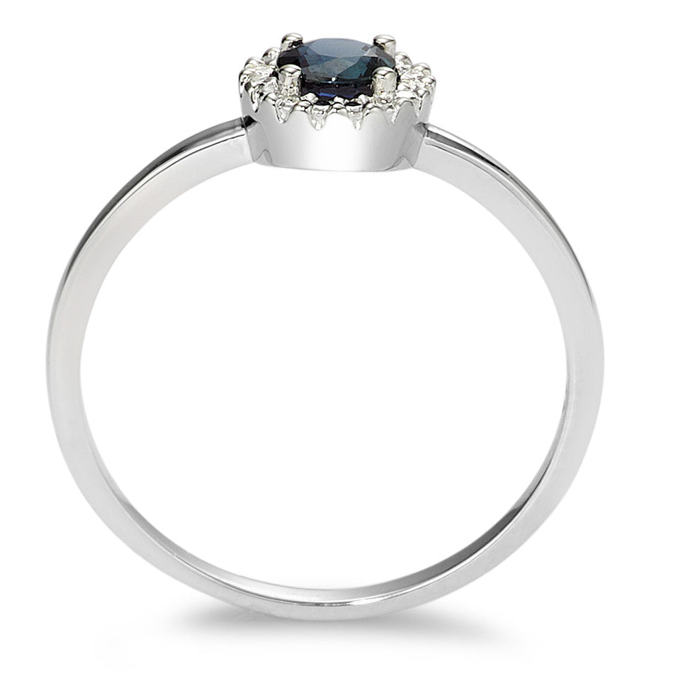 Ring 9k White Gold Sapphire Ø6.5 mm