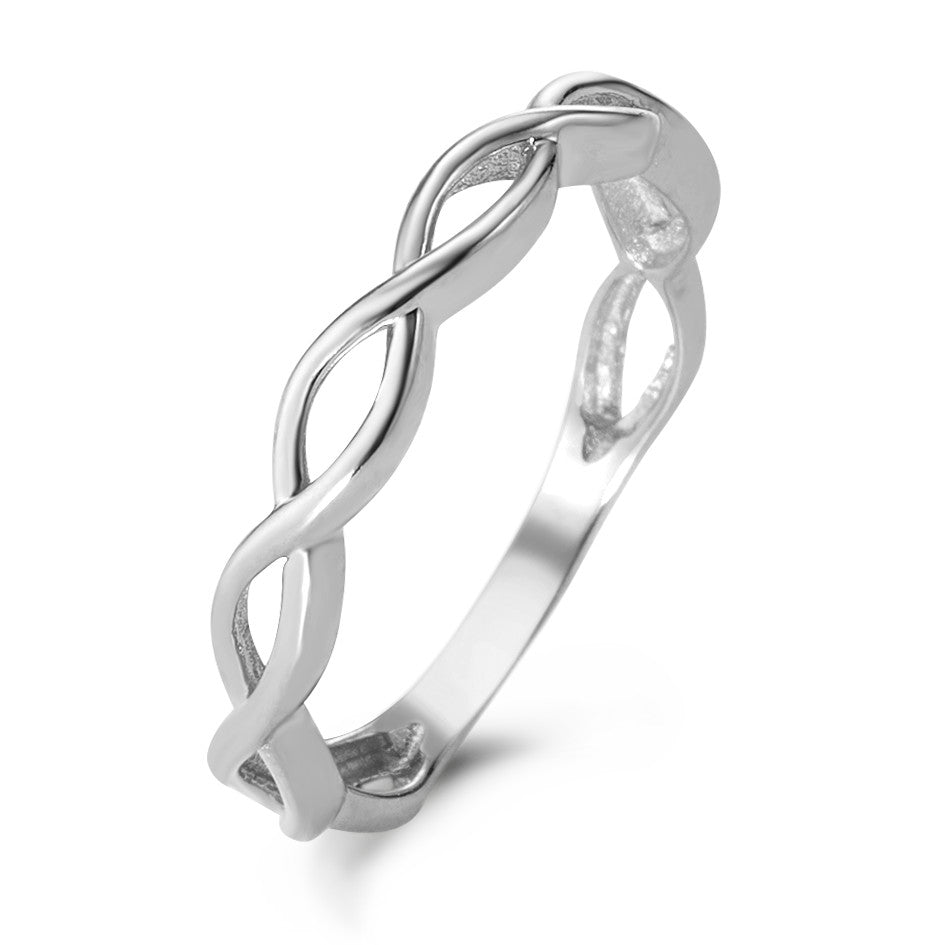 Ring 9k White Gold Infinity