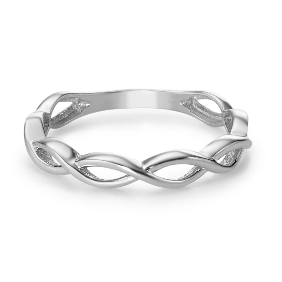 Ring 9k White Gold Infinity