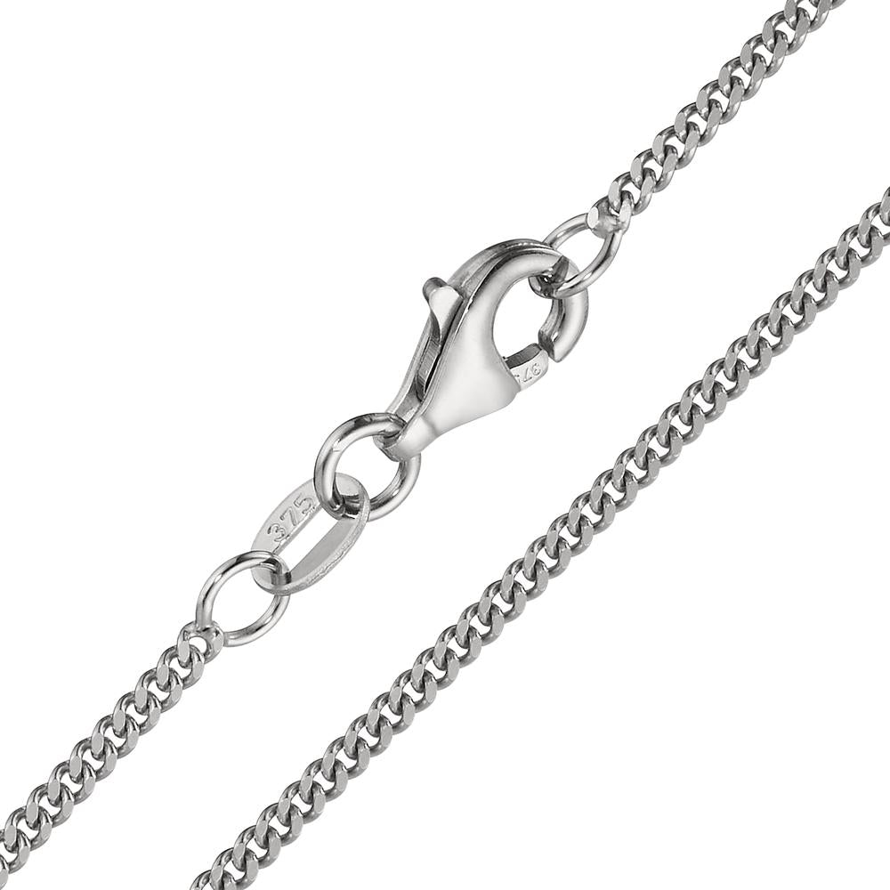 Panzer-Necklace 9k White Gold 38 cm