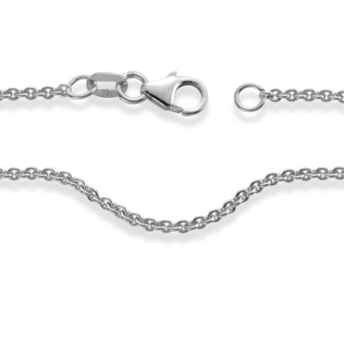 Necklace 18k White Gold 40 cm