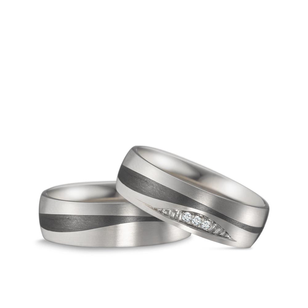 Wedding Ring Titanium, Carbon