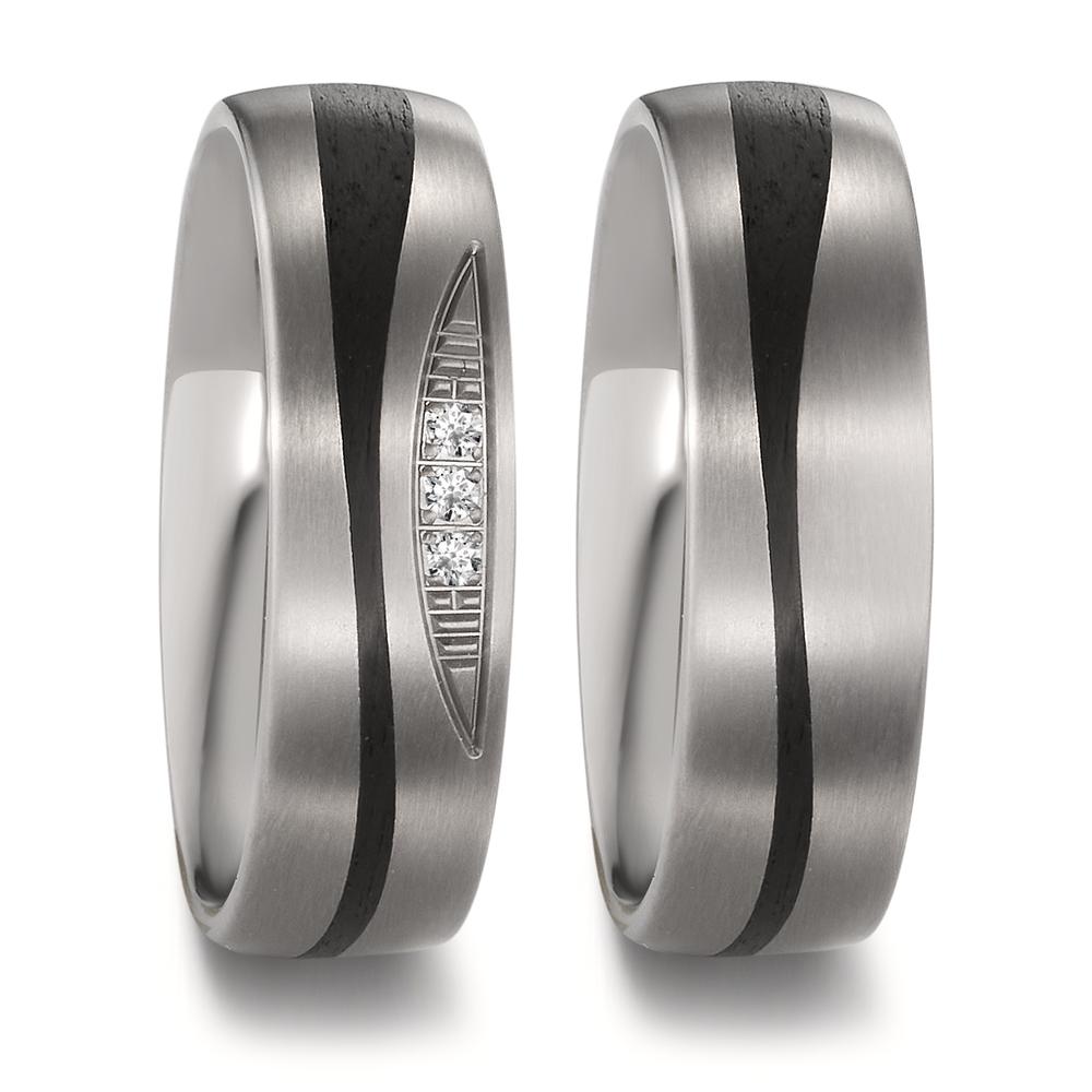 Wedding Ring Titanium, Carbon