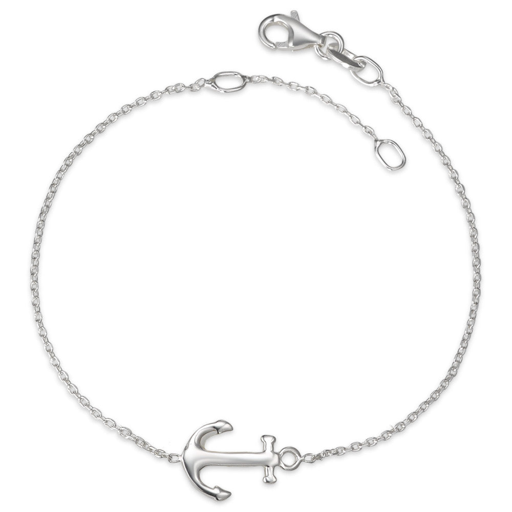 Bracelet Silver Anchor 16.5-18.5 cm