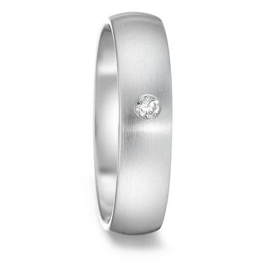 Wedding Ring Stainless steel Diamond 0.04 ct, tw-si