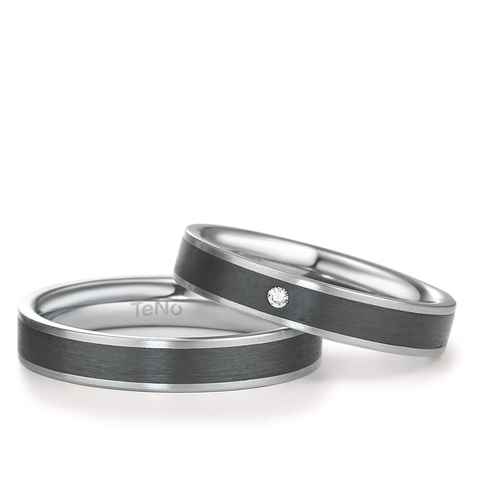 Wedding Ring Stainless steel, Carbon