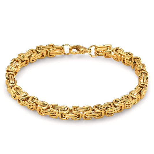 Bracelet Stainless steel Yellow IP coated 19 cm