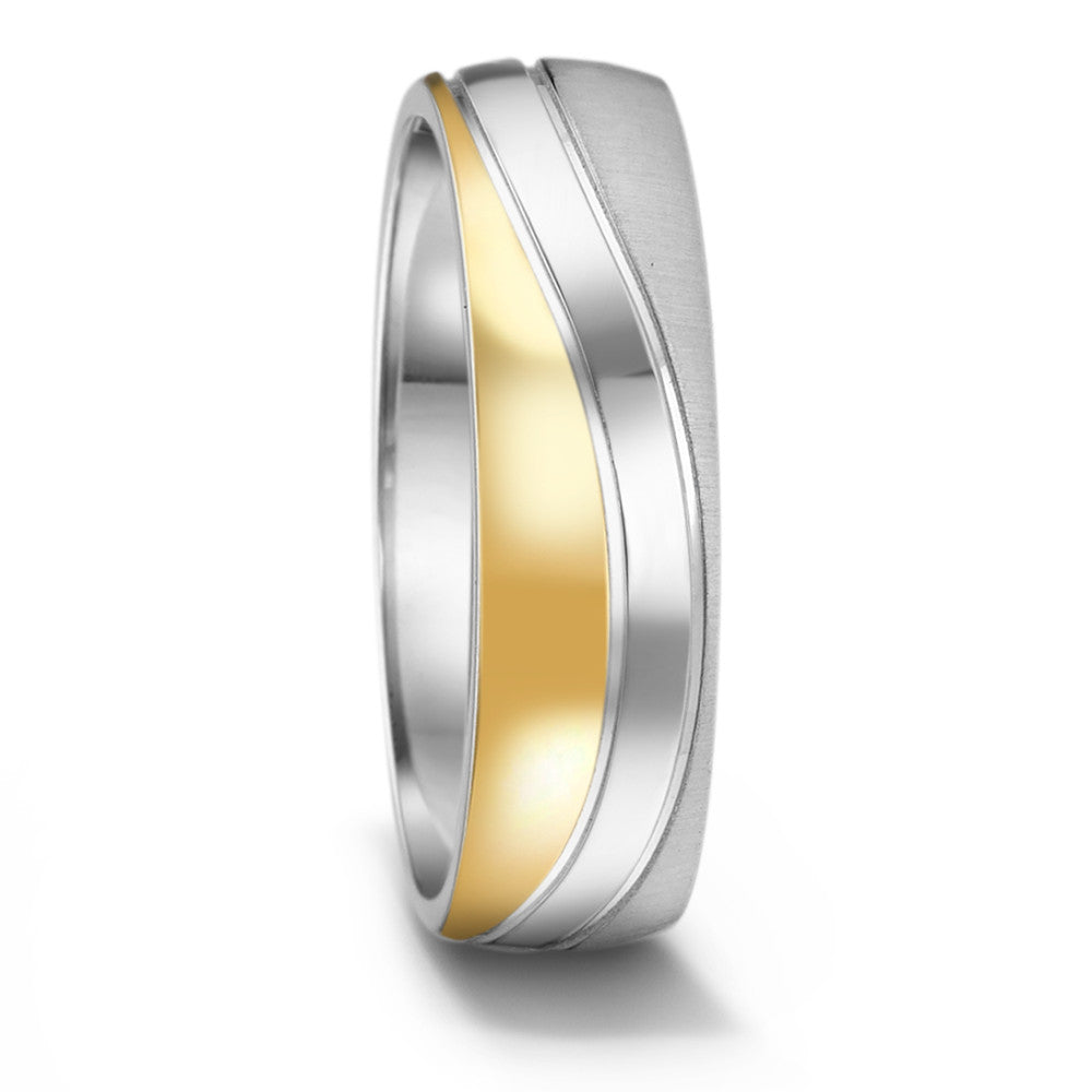 Ring Stainless steel Yellow IP coated