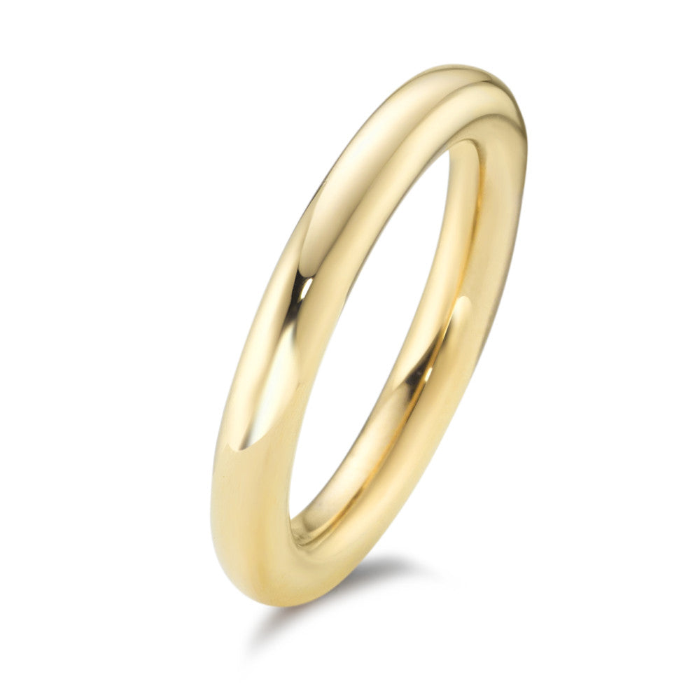 Stacking ring Stainless steel Yellow IP coated