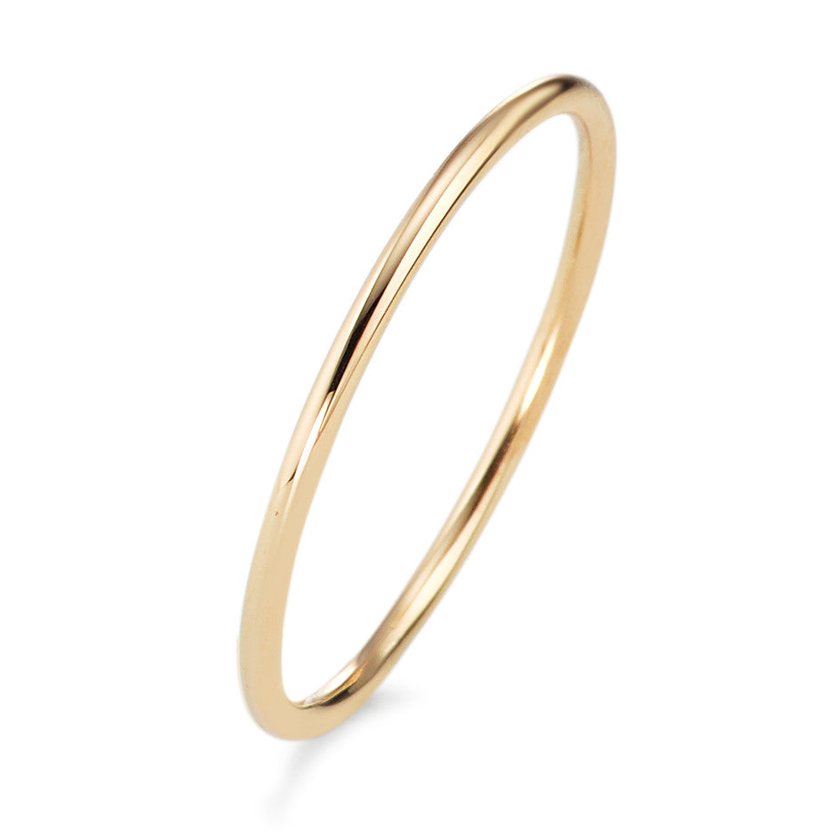 Stacking ring Stainless steel Yellow IP coated