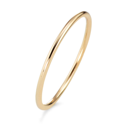 Stacking ring Stainless steel Yellow IP coated