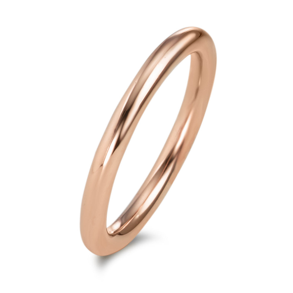 Stacking ring Stainless steel Rose IP coated