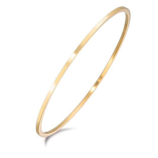 Bangle Stainless steel Yellow IP coated Ø68 mm
