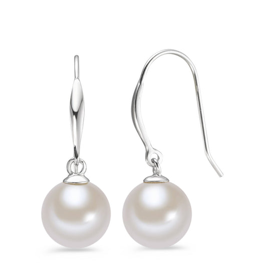 Drop Earrings 18k White Gold Freshwater pearl