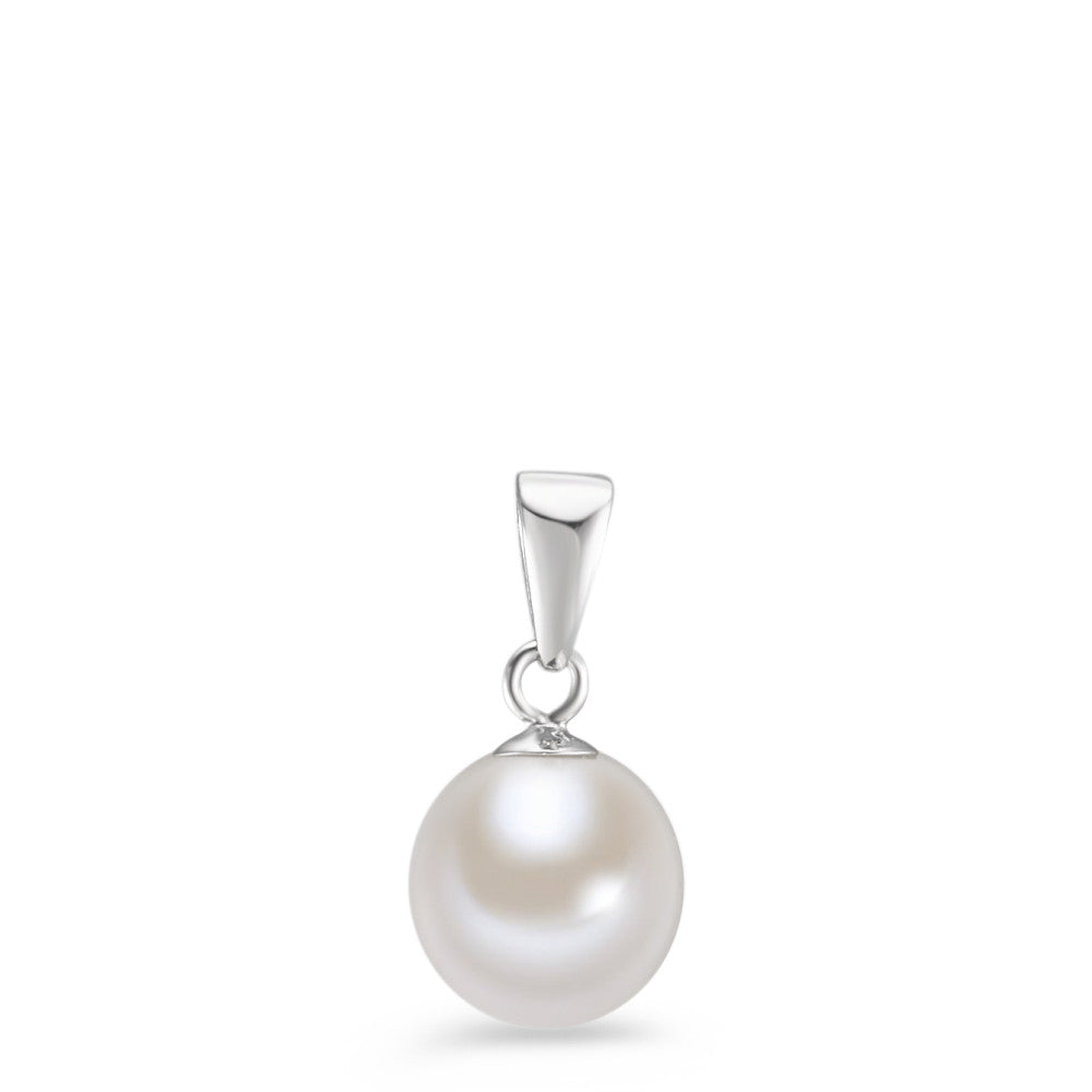 Pendant 18k White Gold Freshwater pearl
