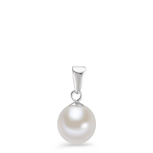 Pendant 18k White Gold Freshwater pearl