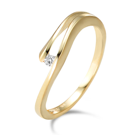 Ring 9k Yellow Gold Zirconia