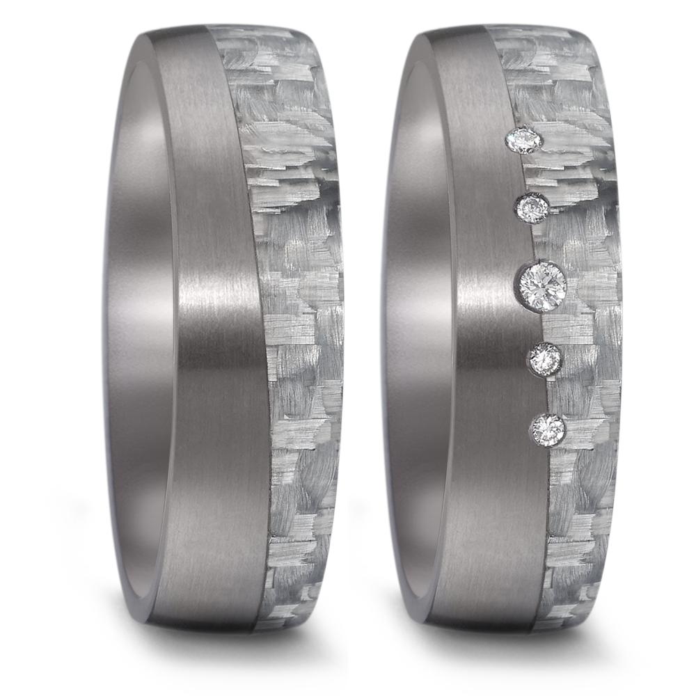 Wedding Ring Tantal 999, Carbon