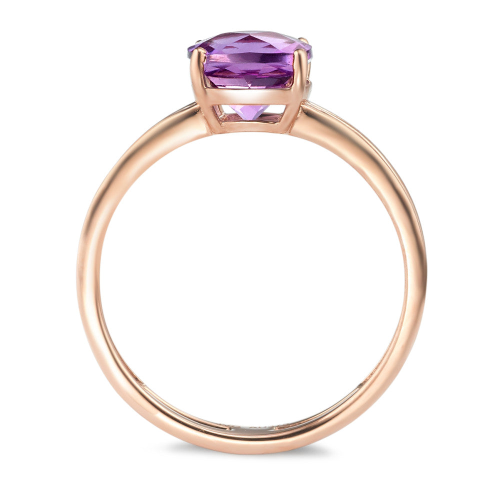 Ring 9k Red Gold Amethyst