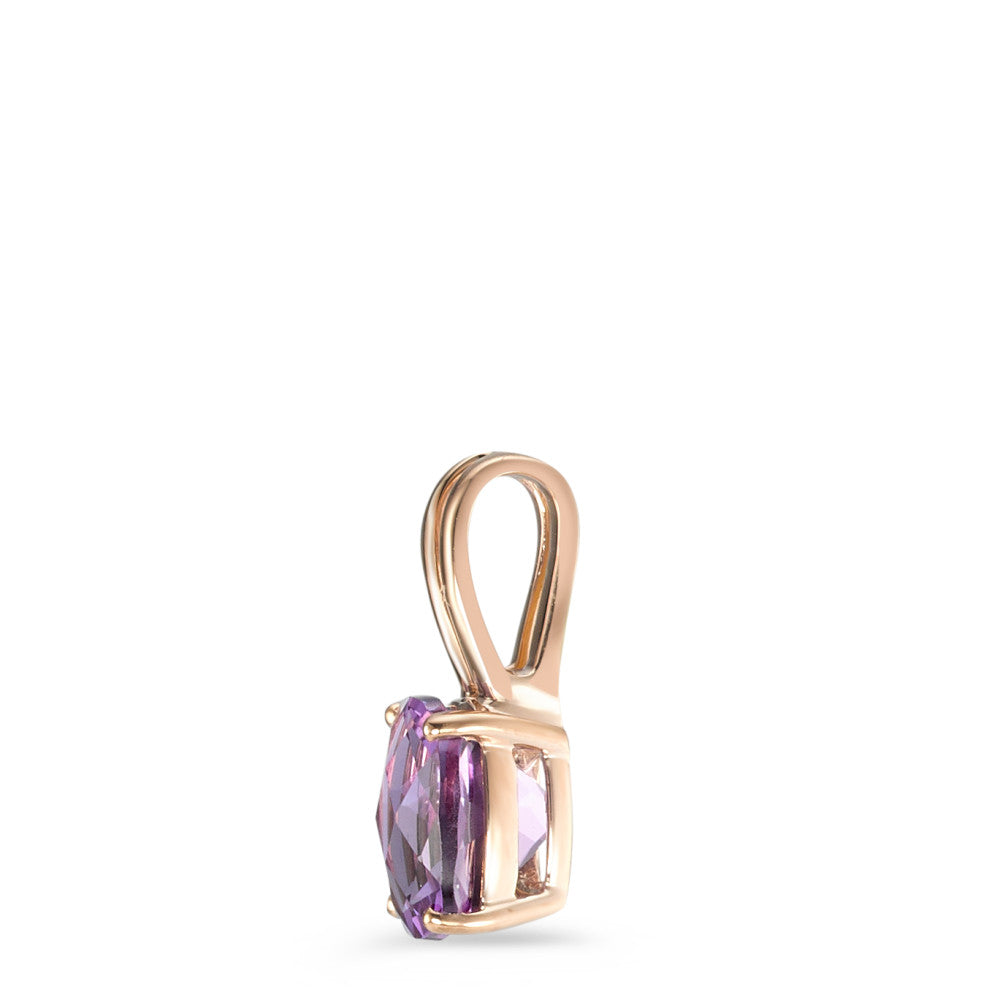 Pendant 9k Red Gold Amethyst