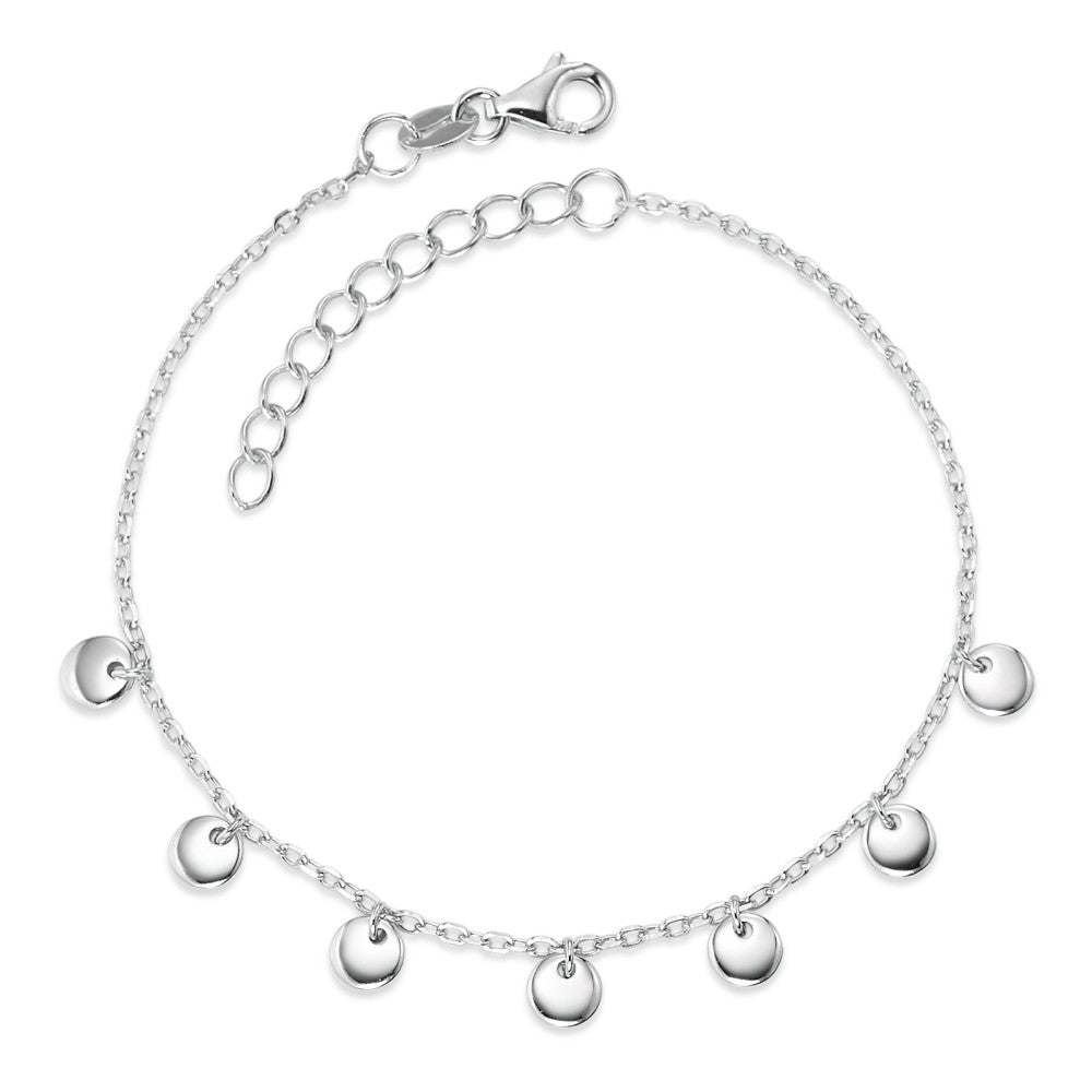 Bracelet Silver Rhodium plated 16-19 cm