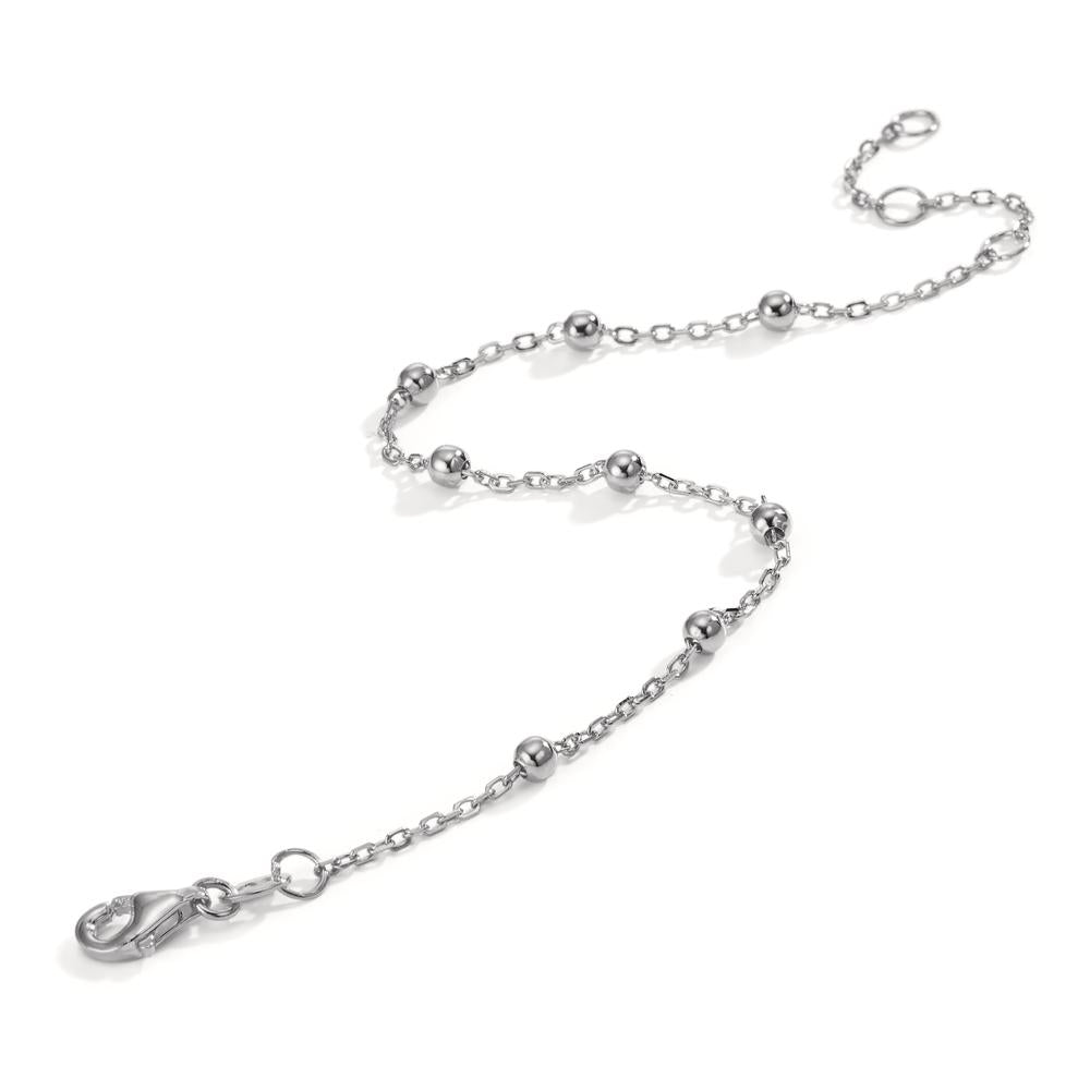 Bracelet Silver Rhodium plated 15.5-18.5 cm