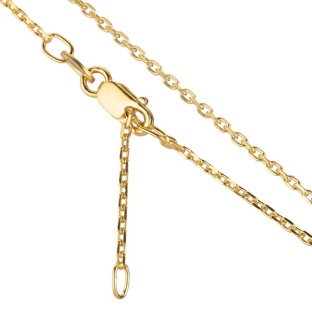 Necklace Silver Yellow Gold plated 40-42 cm