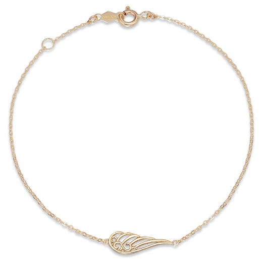 Bracelet 9k Yellow Gold Wing 16-18 cm