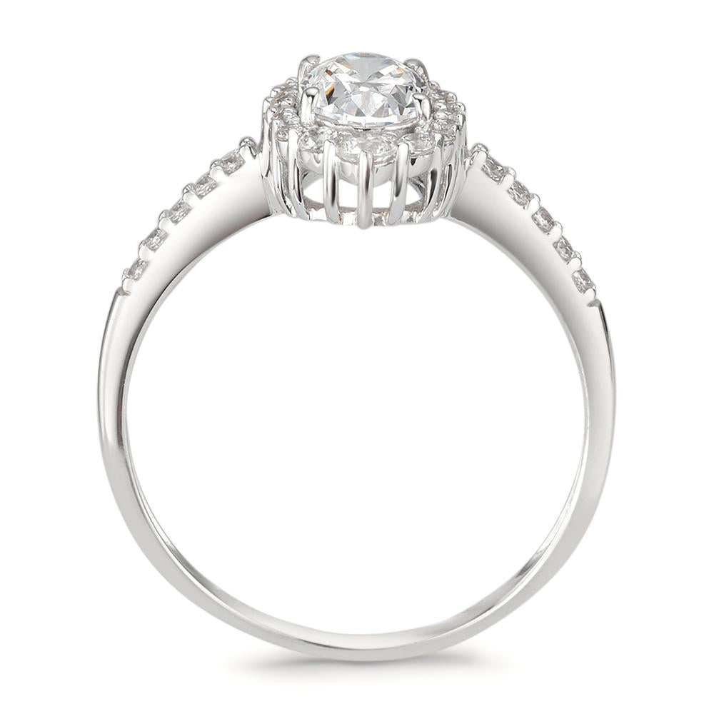 Ring 18k White Gold Zirconia