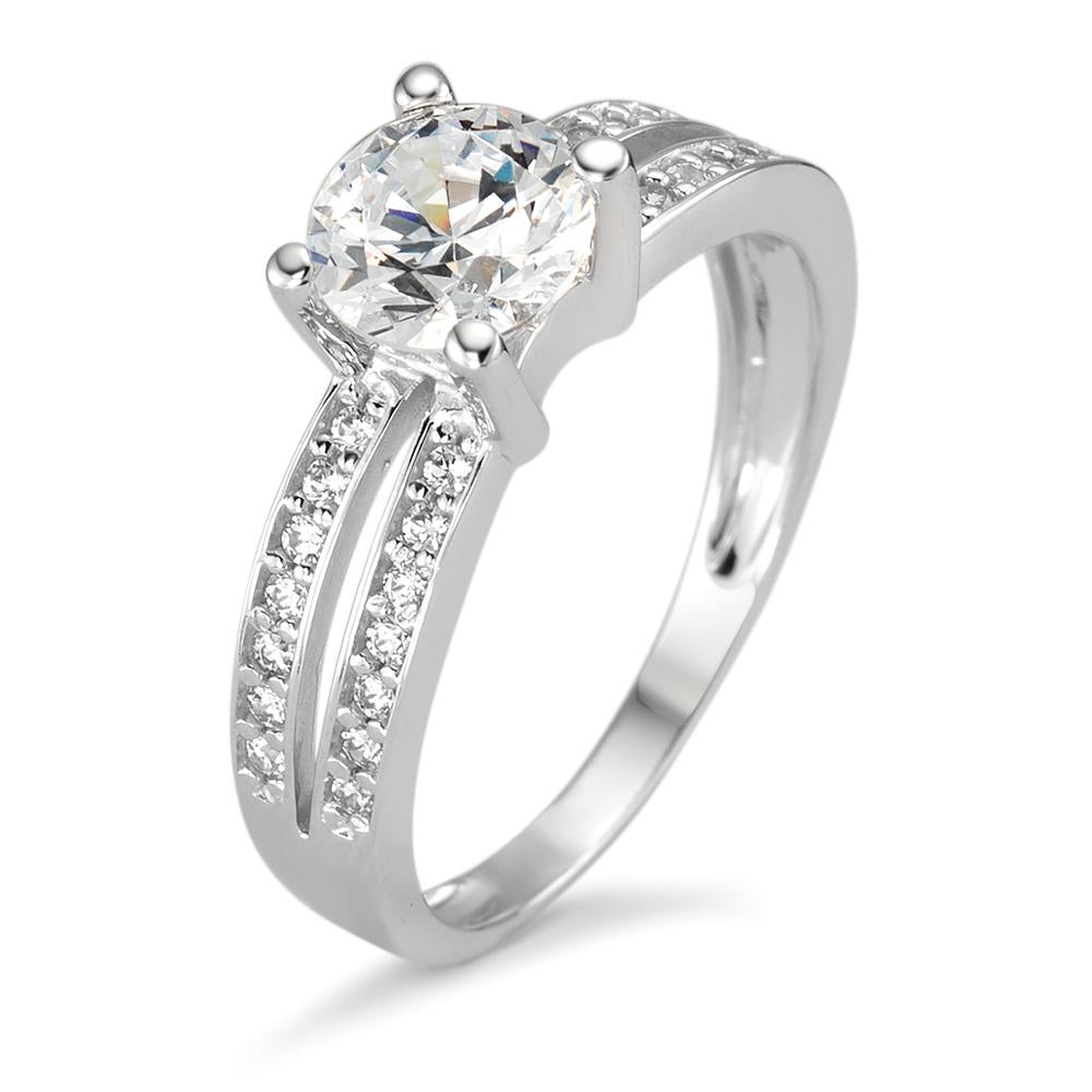 Ring 18k White Gold Zirconia