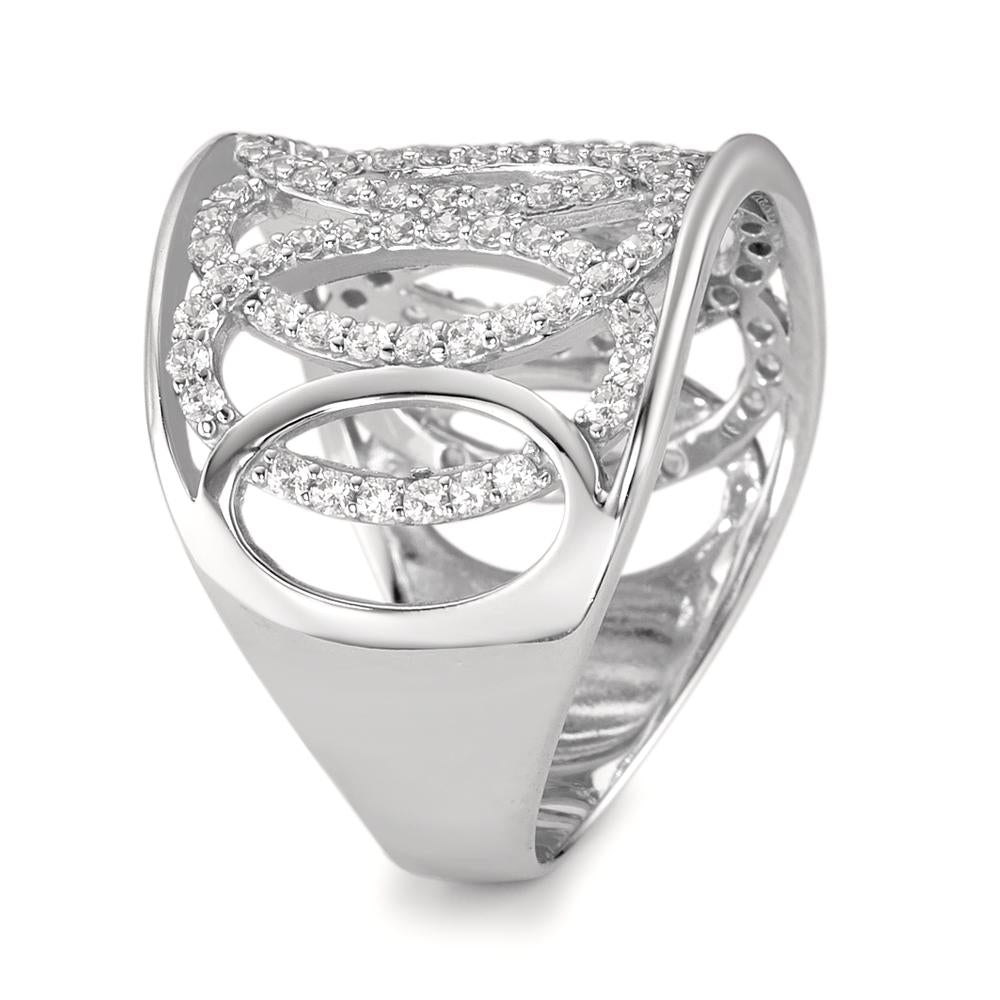 Ring 18k White Gold Zirconia