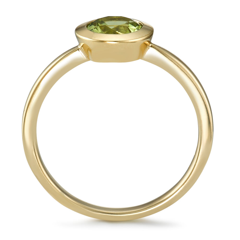 Ring 18k Yellow Gold Peridot