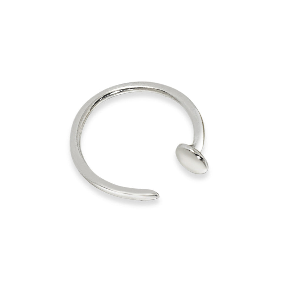 Nose ring 18k White Gold