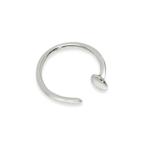 Nose ring 18k White Gold