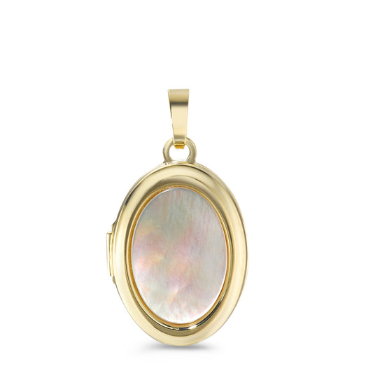 Locket 9k Yellow Gold Mother of pearl